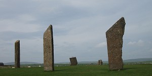 More variety of upright standing stones