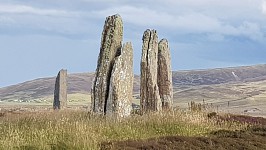 More variety of upright standing stones