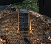 Free-standing wall connector assets